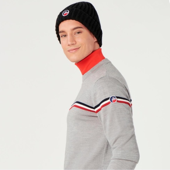 Fusalp Sweater Mens Briey Sweater Silice Size Small - like new! - Picture 2 of 8